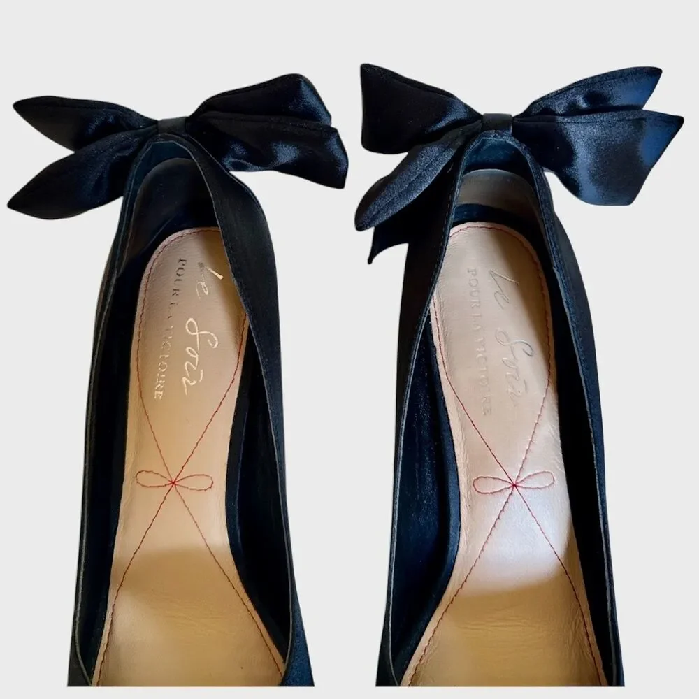 Share POUR LA VICTOIRE Women's Size 6 High Heels Open Toe Platform Pump Black Sa